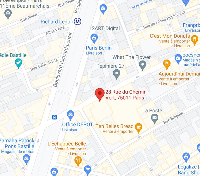 Emplacement 50A sur google maps